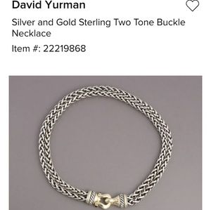 David Yurman Necklace